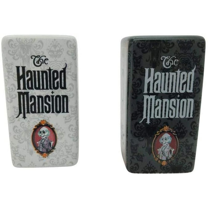 Enesco Disney Ceramics Haunted Mansion Salt and Pepper Shaker Set 3