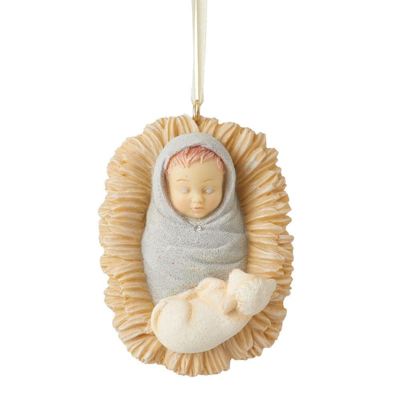 Enesco Foundations He Is Born Ornament