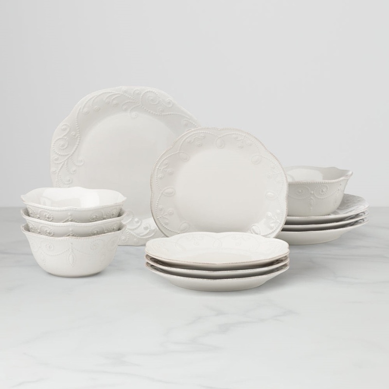 Lenox French Perle Accent White 12-Piece Set