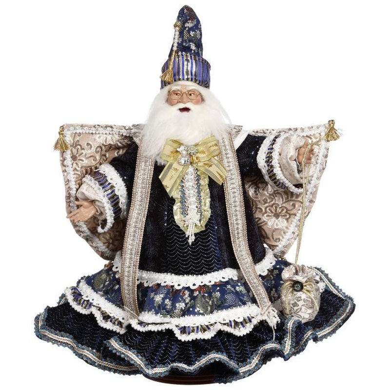 Mark Roberts Christmas 2022 Chinoiserie Chic Santa Figurine 24.5 Inches