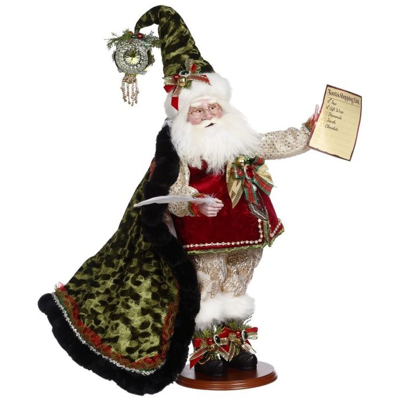 Mark Roberts Christmas 2022 Santa’s Shopping List Figurine 24 Inches