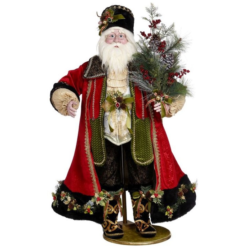 Mark Roberts Christmas 2022 Santa With Tree Figurine 54.5 Inches