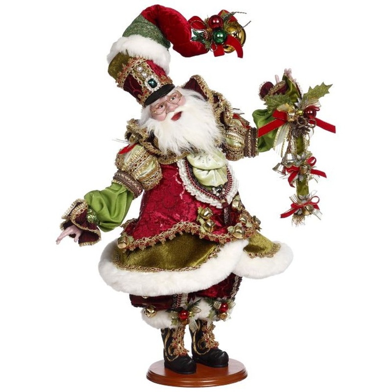 Mark Roberts Christmas 2022 Sleighbells Santa Figurine 27 Inches
