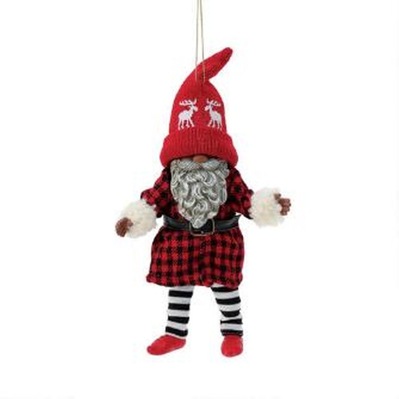 Enesco Possible Dream Ornament Gnome Moose Hat Aa