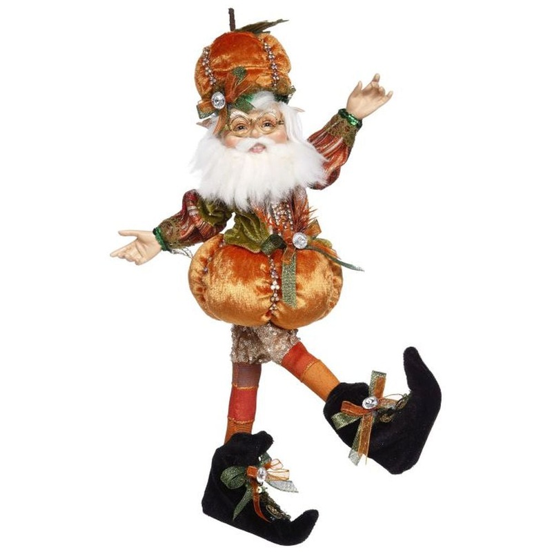 Mark Roberts Fall 2022 North Pole Pumpkin Elf Figurine