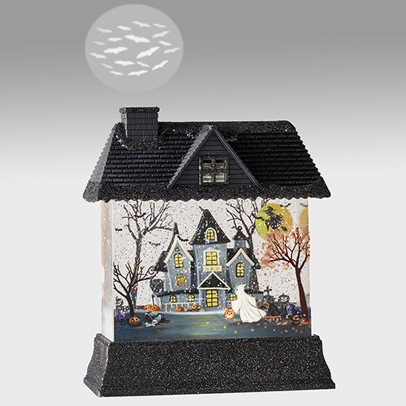Raz Imports 2022 10.5 Ghost Projector Lighted Water House