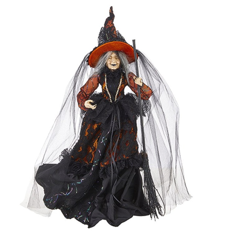 Raz Imports 2022 Carving Time 23.5 Witch