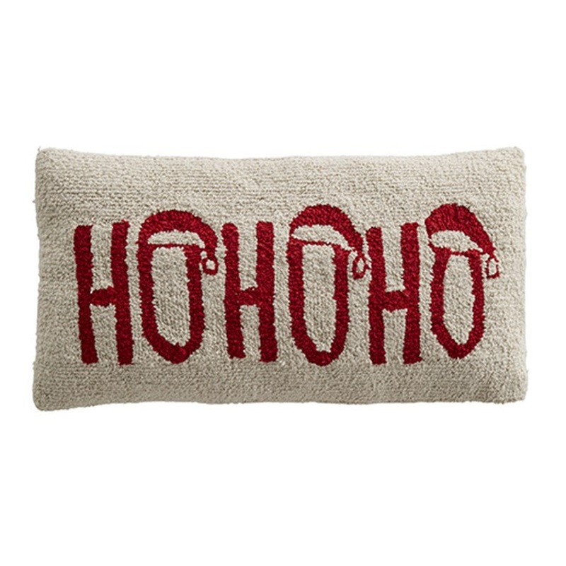 Raz Imports 2022 No Place Like Home 24 Ho Ho Ho Lumbar Pillow