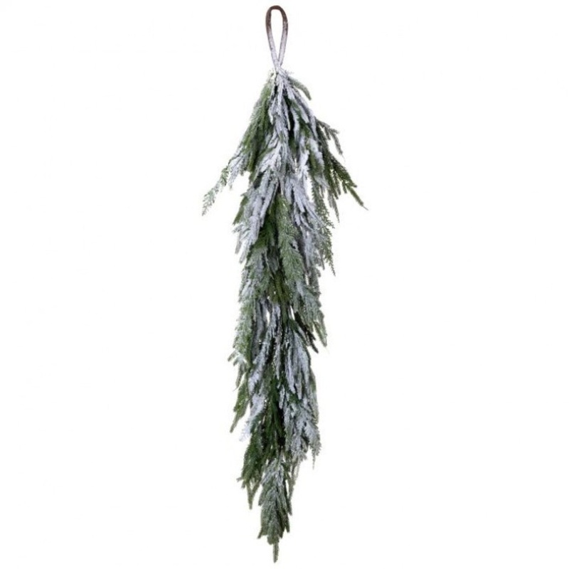 Regency International 48Real Touch Norfolk Pine Garland with Snow