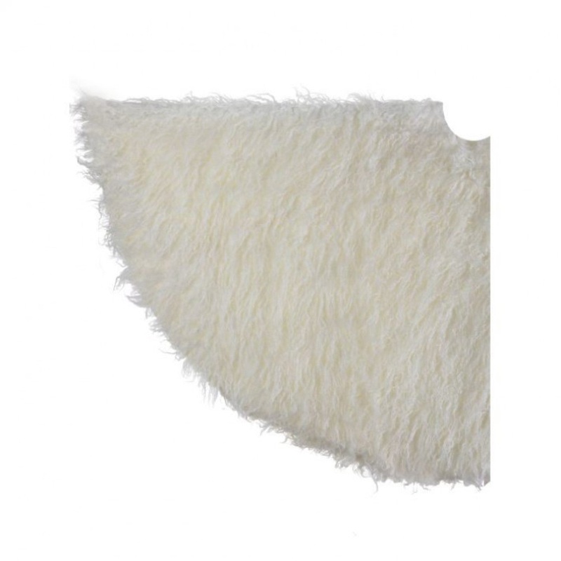 Regency International 64 Round Feaux Lambs Wool Tree Skirt
