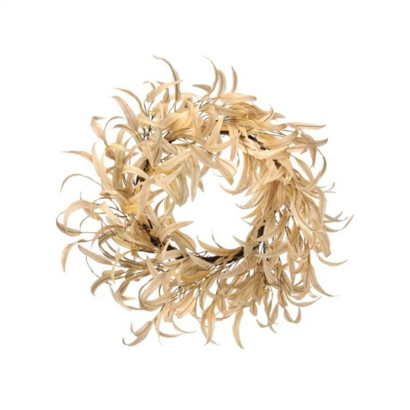 Regency International Bleached Long Leaf Eucalyptus Wreath 26