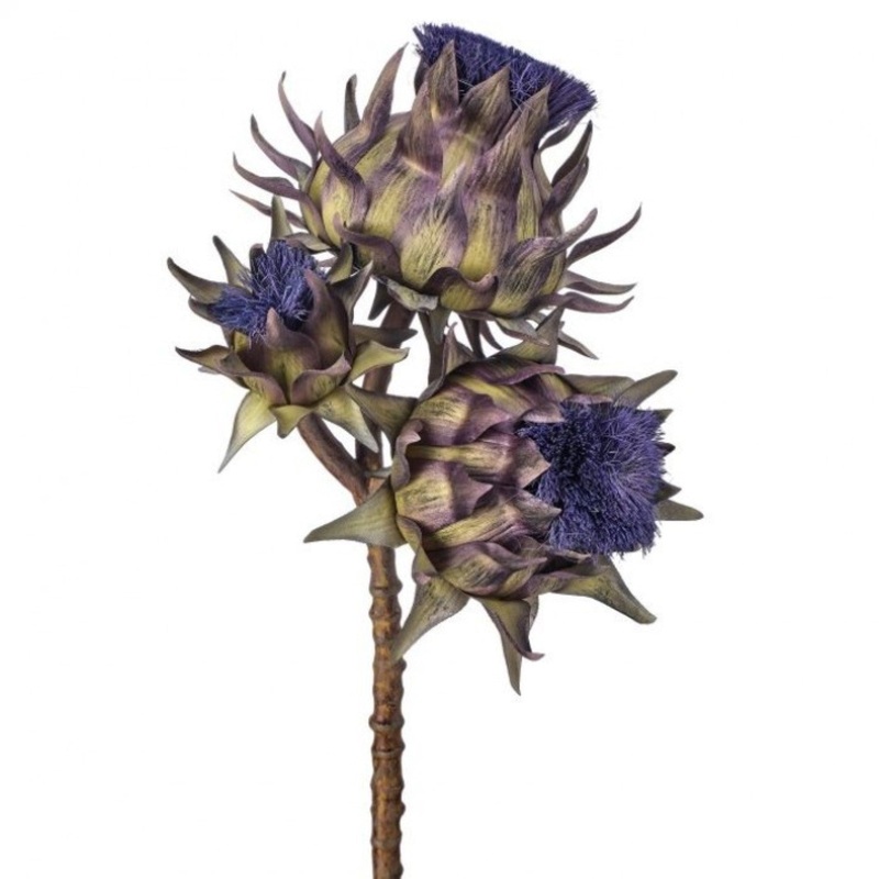 Regency International Triple Thistle Flower Spray 13