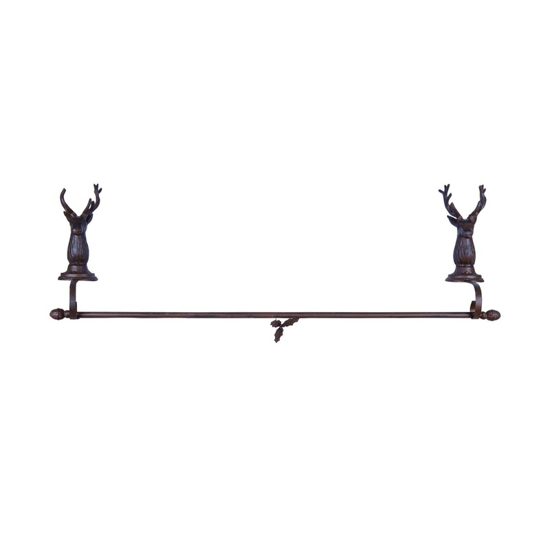 Transpac  Iron Reindeer Stocking Holder