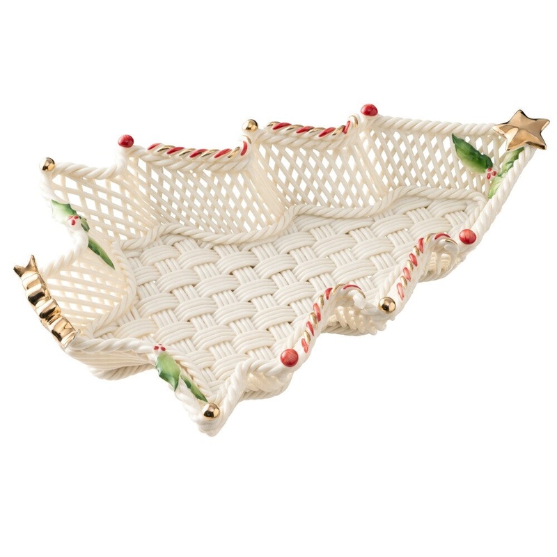 Belleek Christmas Tree Basket.
