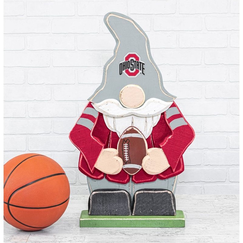 Hanna’s Handiworks Ohio State Wooden Gnome