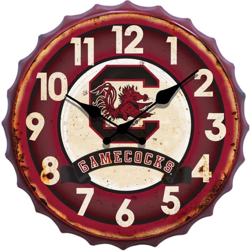 Hanna’s Handiworks South Carolina Bottle Cap Clock