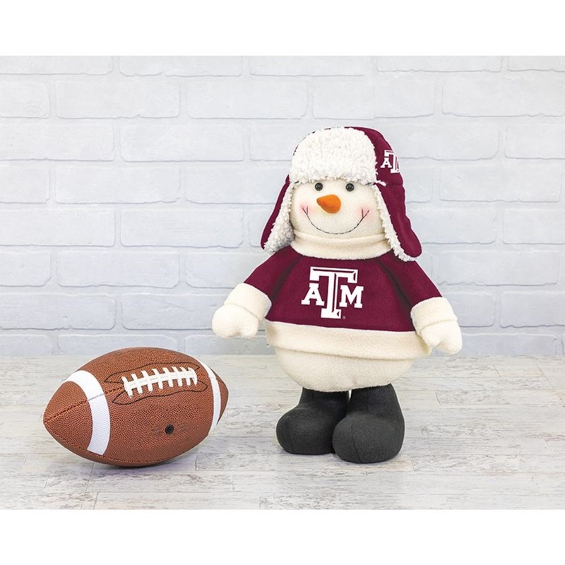Hanna’s Handiworks Texas A&M Chilly Snowman Stander
