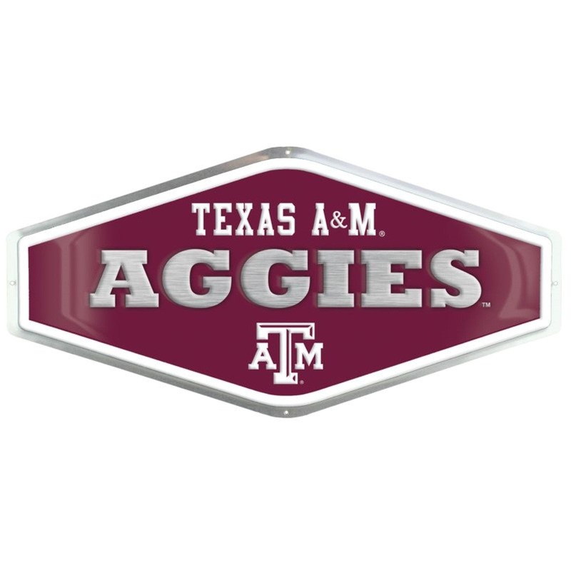 Hanna’s Handiworks Texas A&M Embossed Metal Sign