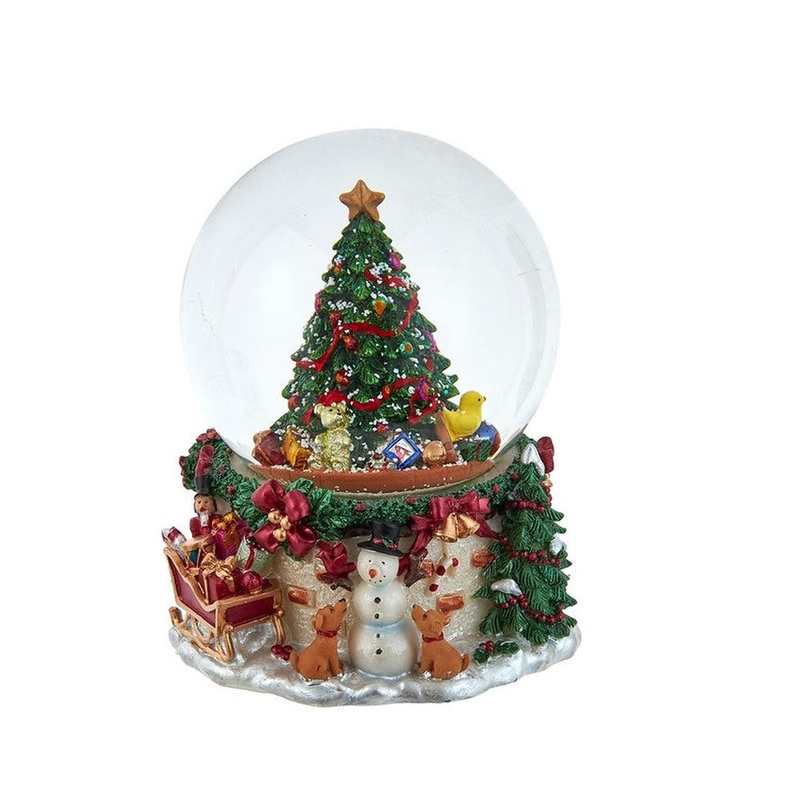 Kurt Adler 120MM Musical Christmas Tree Water Globe
