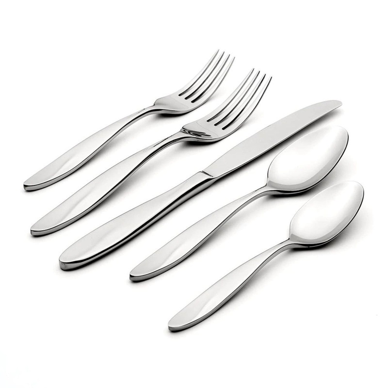 Lenox Oneida Tonya 20-Piece Flatware Set, Stainless Steel