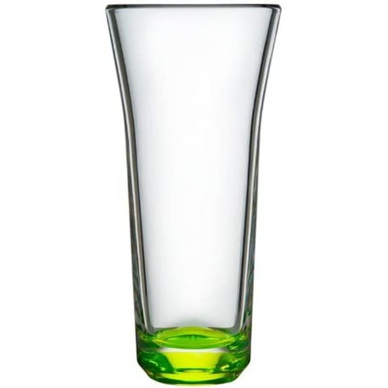 Orrefors Crystal Karim Rashid Tre Vase Lime
