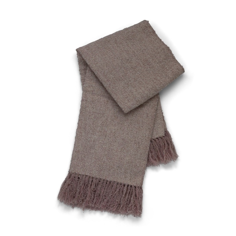 Park Hill Collection La Boheme Boucle Alpaca Wool Throw