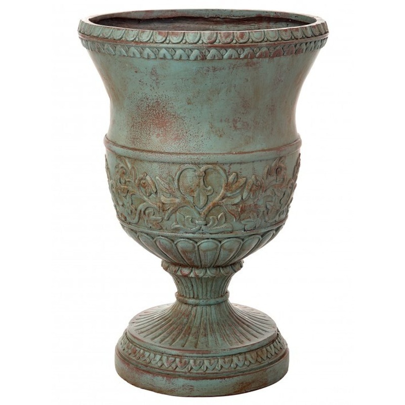 Regency International Acanthus Round Urn 17Wx26T