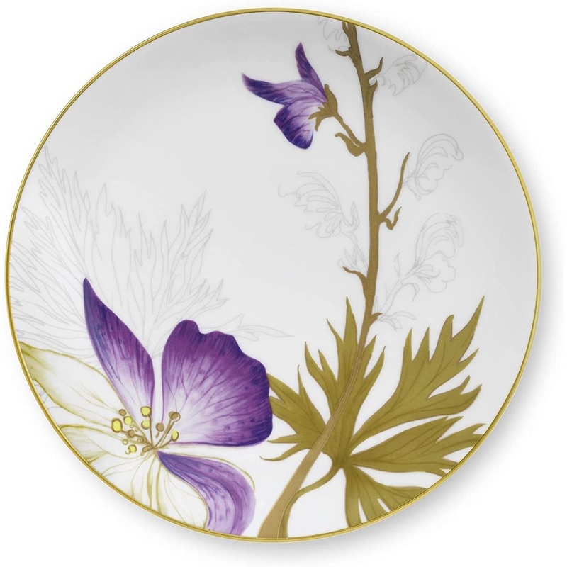 Royal Copenhagen Flora Plate Pansy 7.5