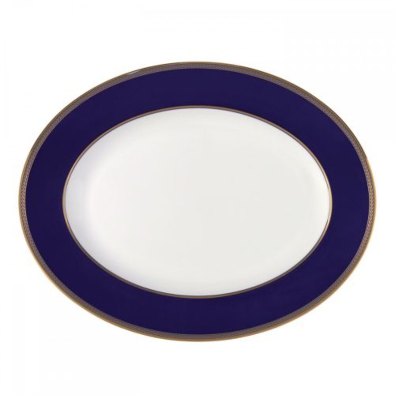 Wedgwood Renaissance Gold Oval Platter 14 Inch