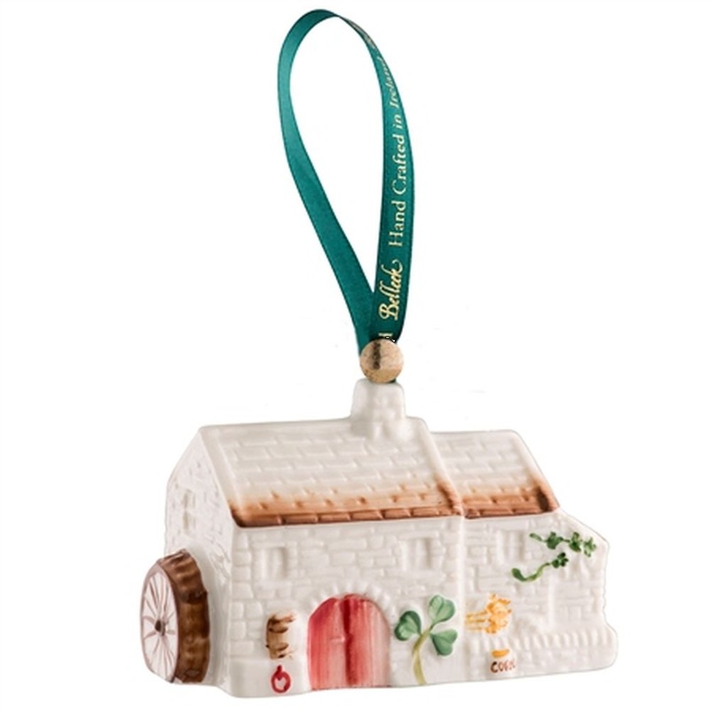 Belleek Annalong Cornmill 2020 Annual Ornament, White, Porcelain, 6 x 4 x 4