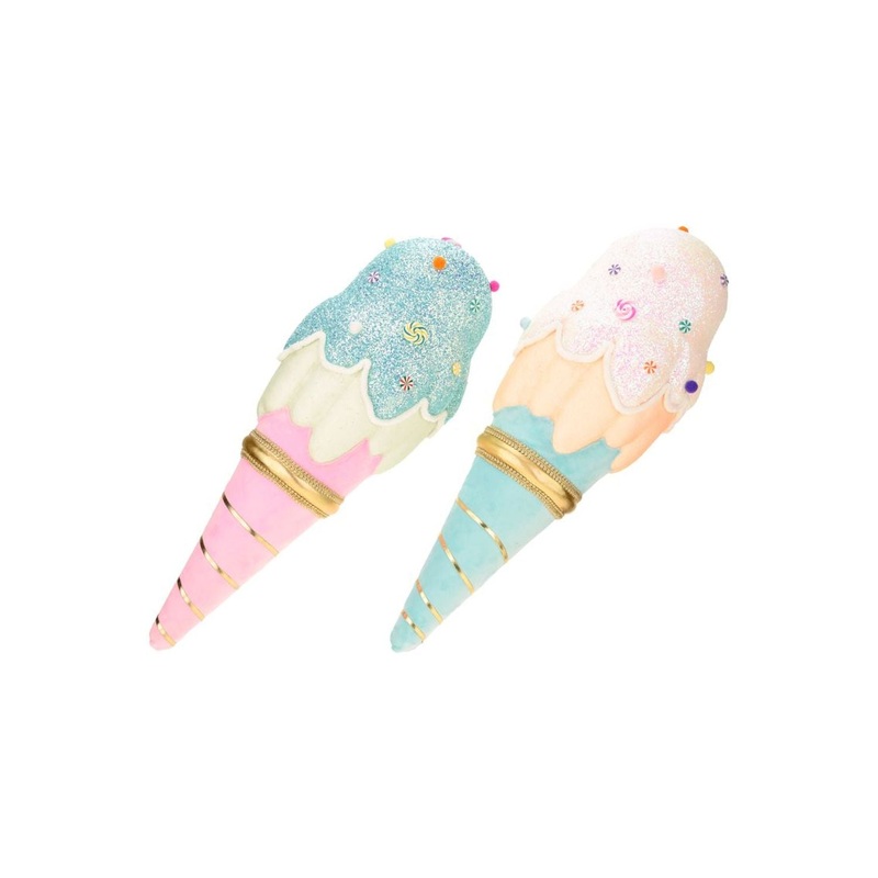 Mark Roberts Christmas 2024 Hanging Ice Cream, Assortment Of 2 – 23 Inches