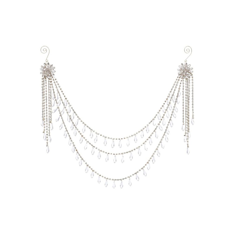 Mark Roberts Christmas 2024 Hanging Jeweled Swag – 21.5 Inches