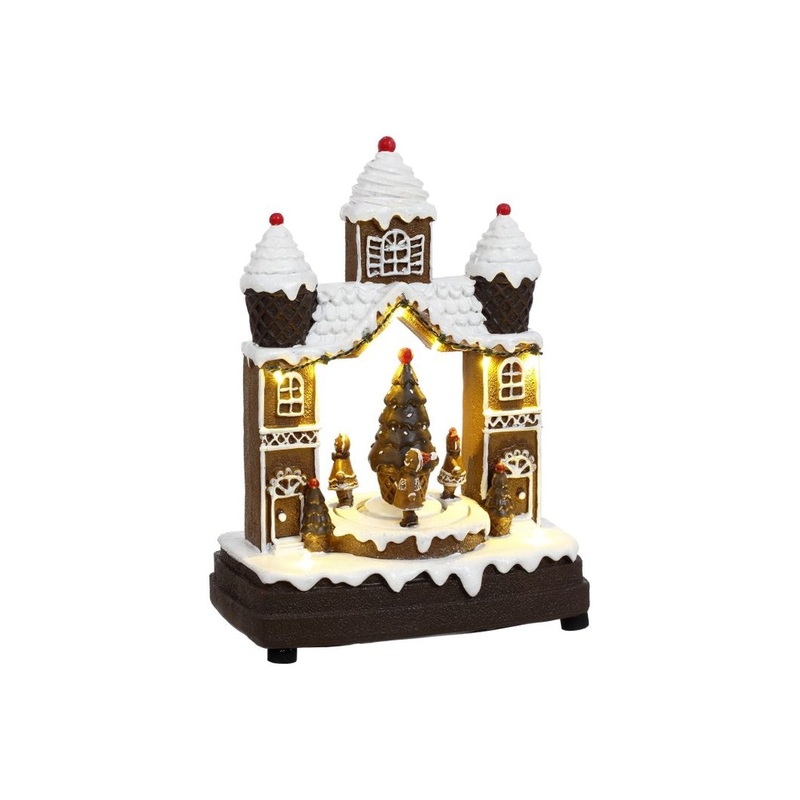 Mark Roberts Christmas 2024 Musical Gingerbread House – 8 X 10 Inches