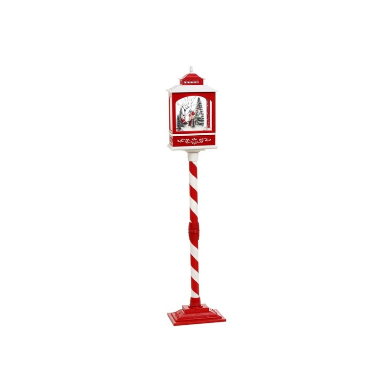 Mark Roberts Christmas 2024 Snowing Candy Cane Lamp Post – 49 Inches