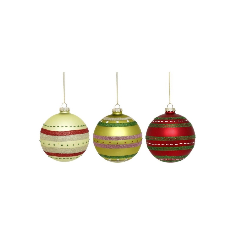 Mark Roberts Christmas 2024 Themed Ball Ornament 4 Inches, Assortment Of 3