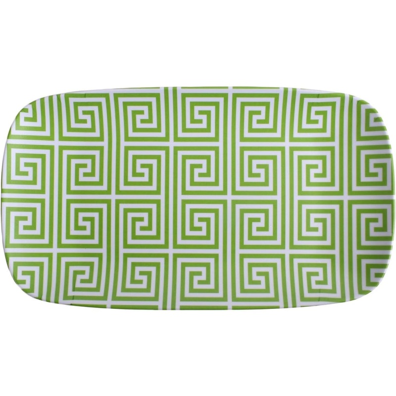 Merritt International French Lemons 15.5 x 7.5 Appetizer Tray Melamine Set Of 4