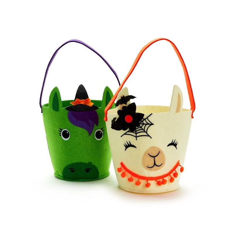 Two’s Company Happy Haunting 10-Pieces Hand-Crafted Felt Bag Incudes 2 Designs