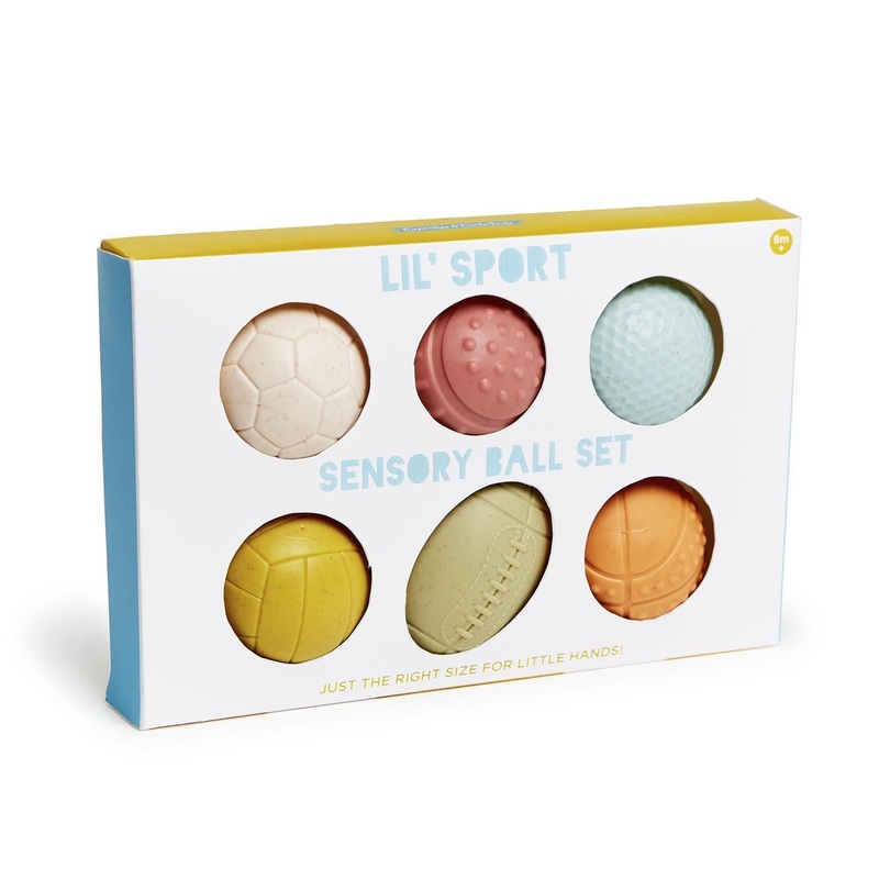 Two’s Company Lil’ Sport 6-Pieces My First Ball Set In Gift Box