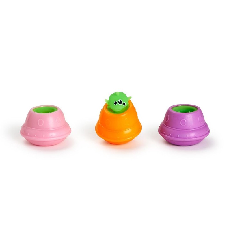 Two’s Company Refill for Peek-a-Boo 36 P Light Up UFO with Peeking Alien In 3 Colors