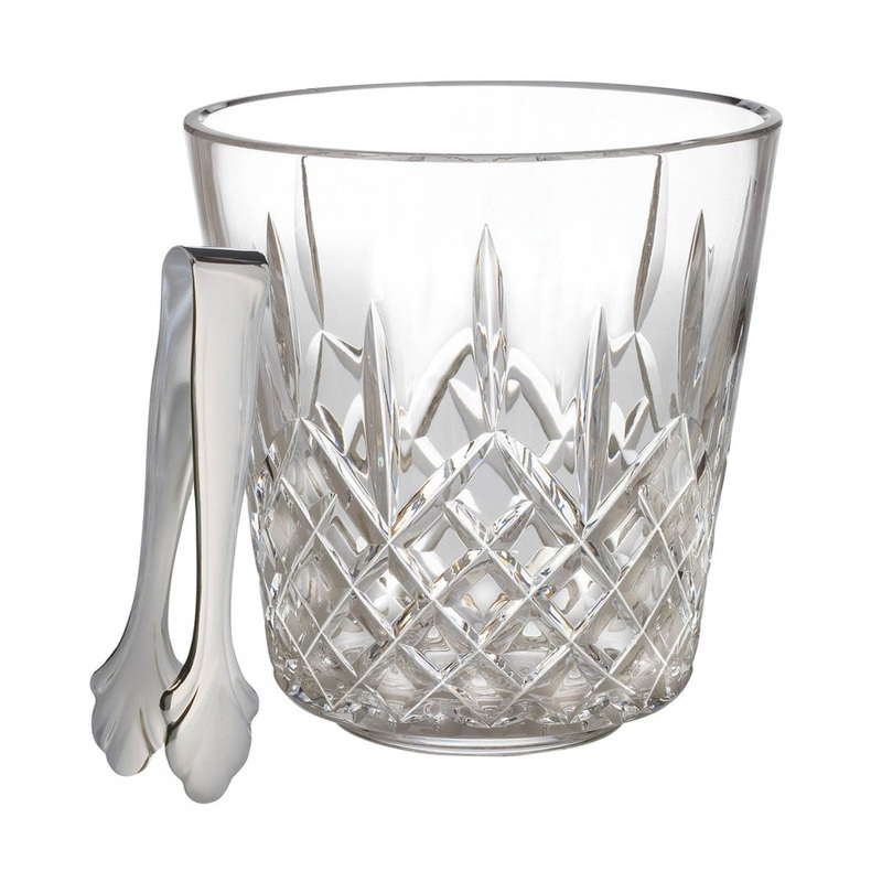 Waterford Lismore Ice Bucket With Tongs