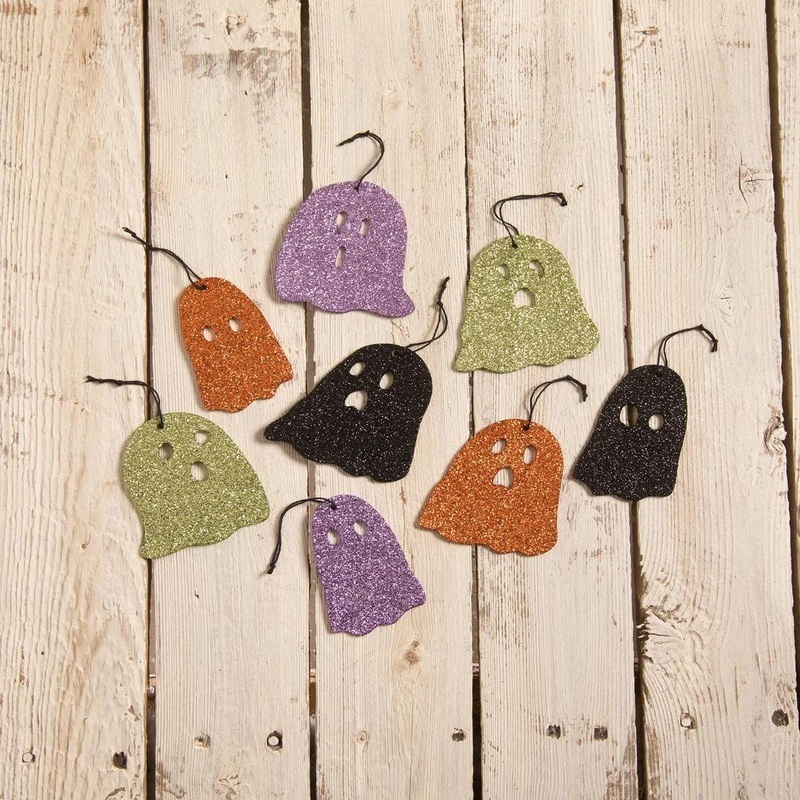 Bethany Lowe Ghostie Boo’s Ornaments, Set Of 8