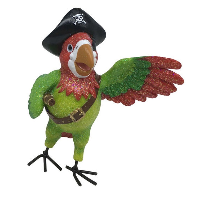 December Diamonds Diamonds Of The Sea Parrot Pirate Captain Ornament