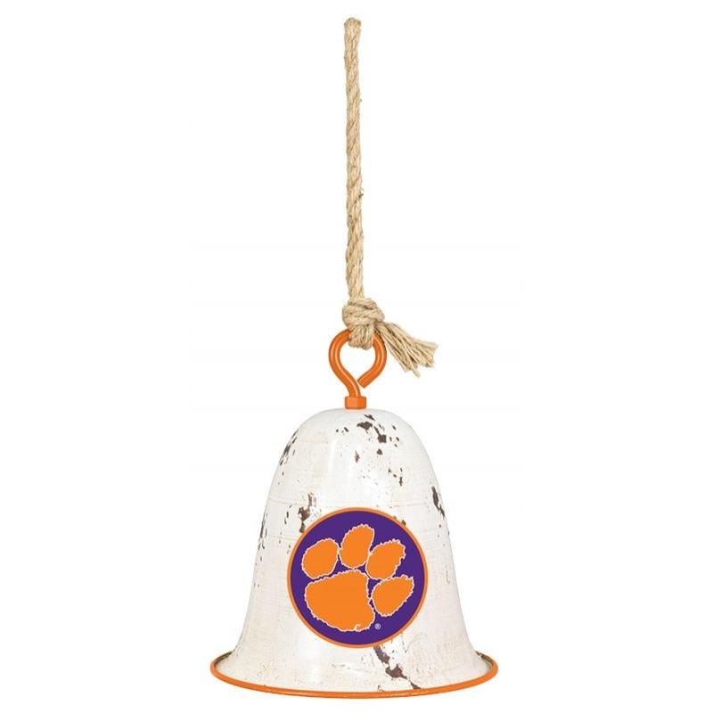 Hanna’s Handiworks Clemson Distressed Hanging Bell