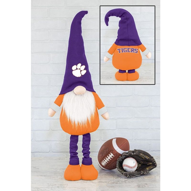 Hanna’s Handiworks Clemson Gnome Fan Stretch Leg