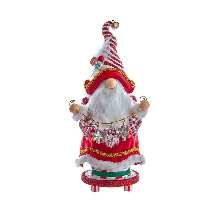 Kurt Adler 15 15 Jolly Jingles Gnome Nutcracker.