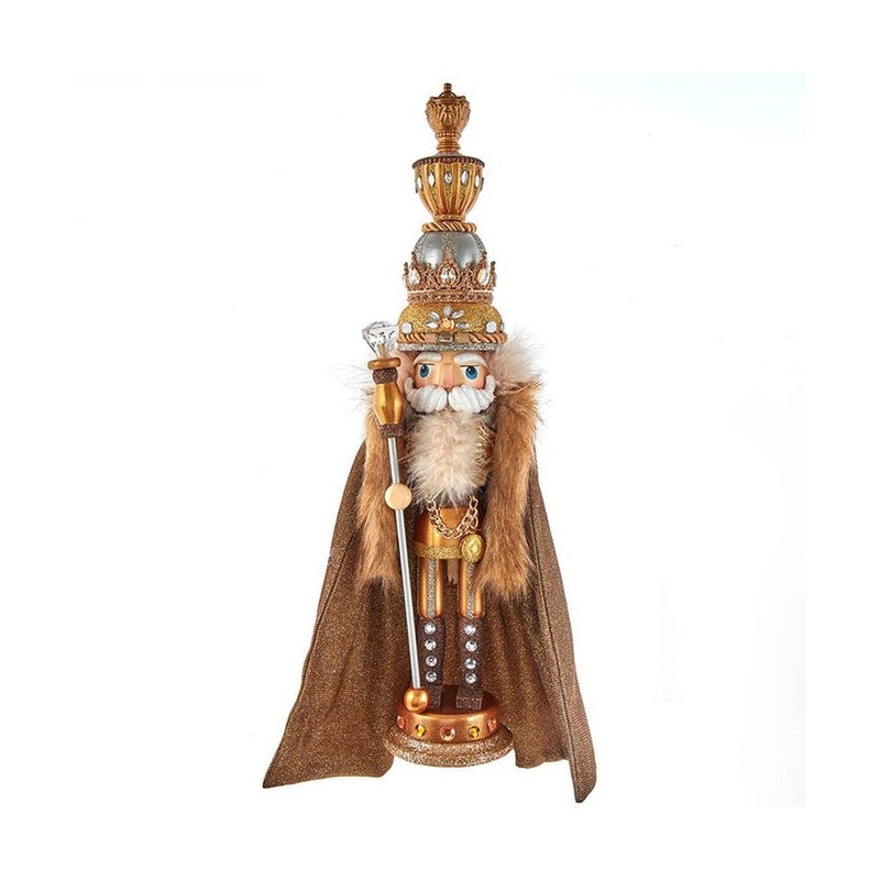 Kurt Adler 17.5 Hollywood Nutcrackers Gold King Nutcracker