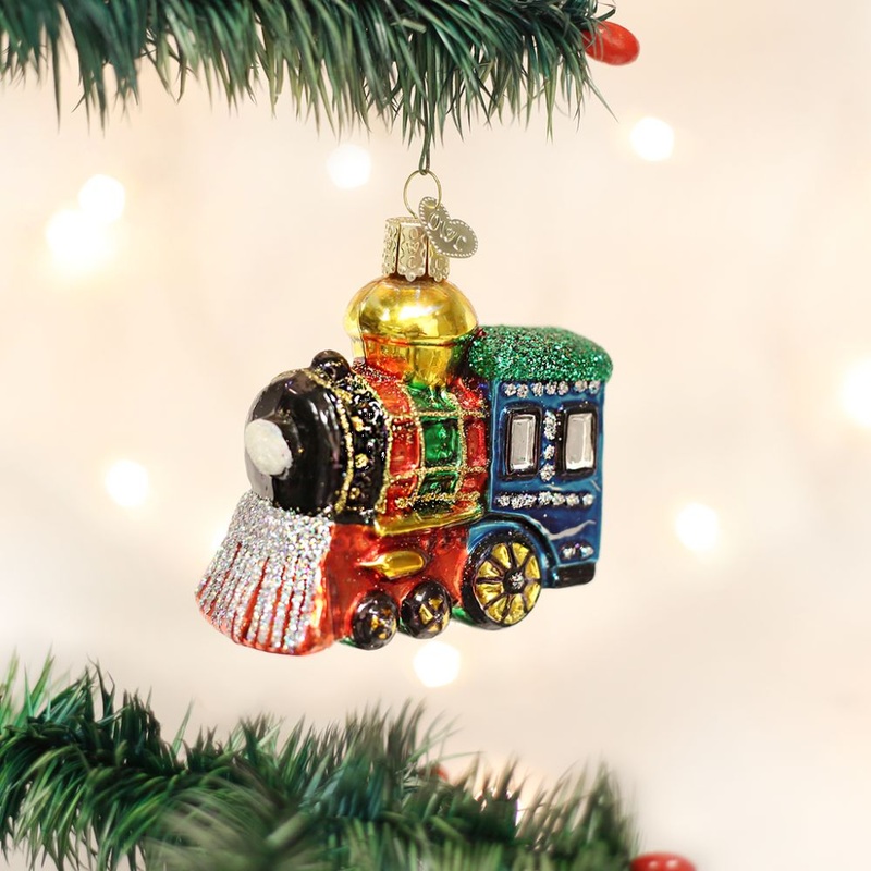 Old World Christmas Small Locomotive Ornament.