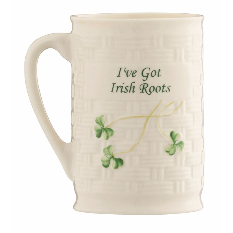 Belleek I’ve Got Irish Roots Mug