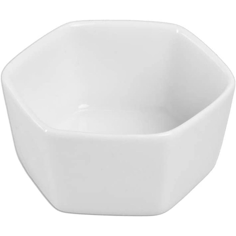 Bia Cordon Bleu Hexagon Bowl White Set Of 4.