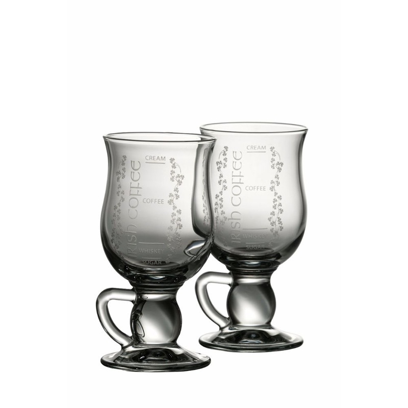 Galway Irish Coffee Pair, Clear